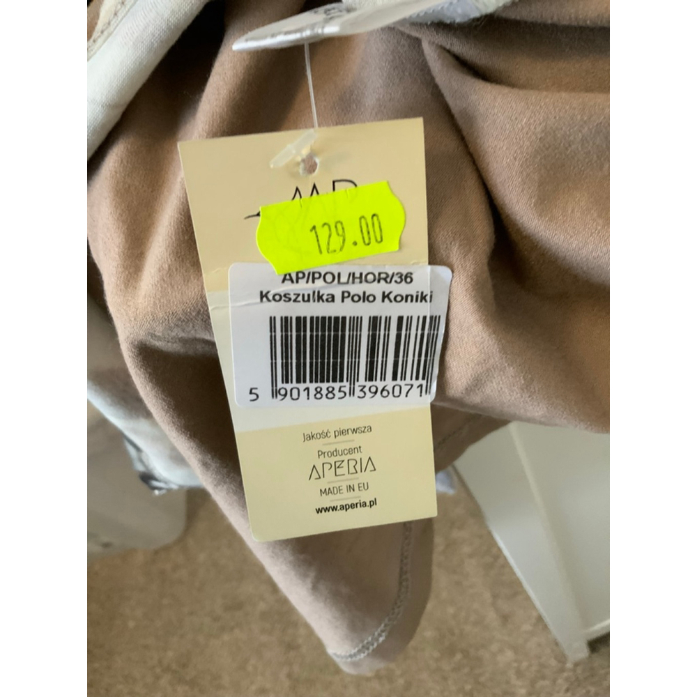 Aperia Horse Line Polo Shirt Size 36 - Picture 3 of 7